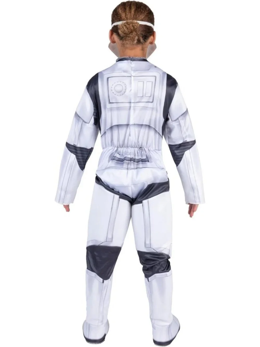 Youth Stormtrooper Halloween Costume - Premium Padded Jumpsuit & Mask, Fun